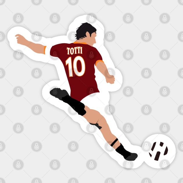 Francesco Totti Sticker by CulturedVisuals